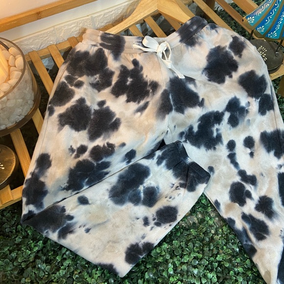 THE DROP Multi Tie Dye Fleece Drawstring Sweatpants Jogger’s. Size-XS - Picture 6 of 10